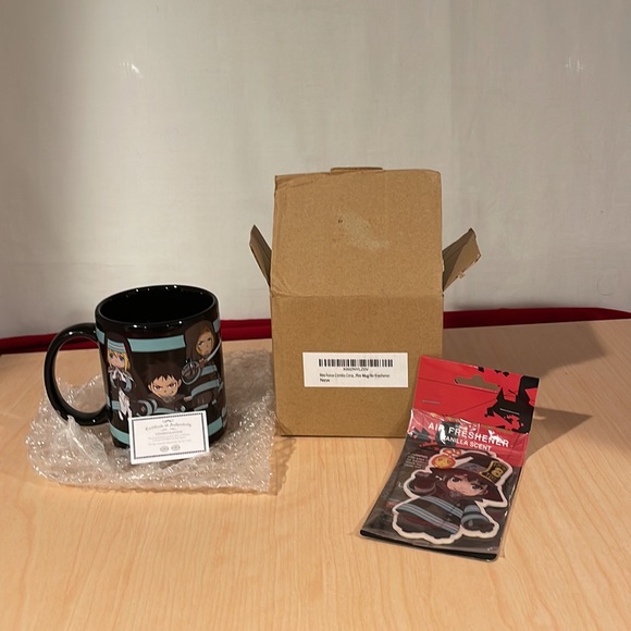 Fire Force Ceramic Coffee Mug/Vanilla Air Fresher. - Picture 3 of 7